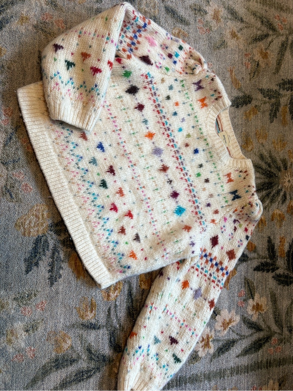 Bellerose Mucic Sweater Wool Size 2 (fits as US M) Fair Isle